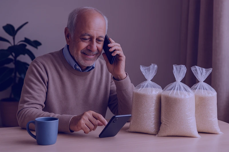 تماس بازنشته برای برنج